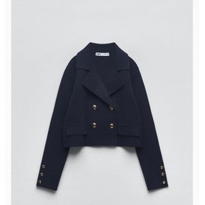 Zara Navy Cardigan